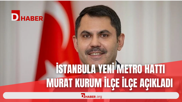 Son dakika... İstanbul'a yeni metro hattı! Murat Kurum ilçe ilçe açıkladı
